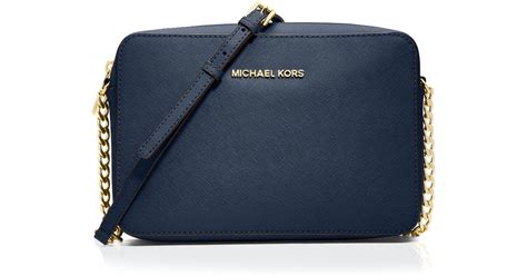 michael kors jet set handbags navy|Michael Kors crossbody jet set.